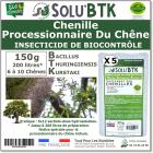 Insecticide BTK de biocontrôle contre les chenilles de la processionnaire du chêne, SOLU