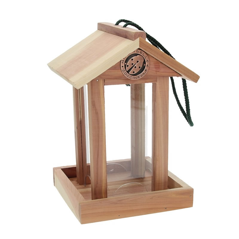 Mangeoire en Red Cedar - Petit modèle 15x14.5x20 cm