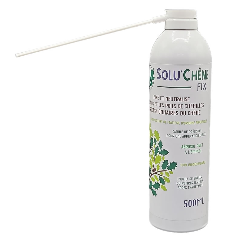 Traitement biologique contre les nids de chenilles processionnaires du chêne, Solu