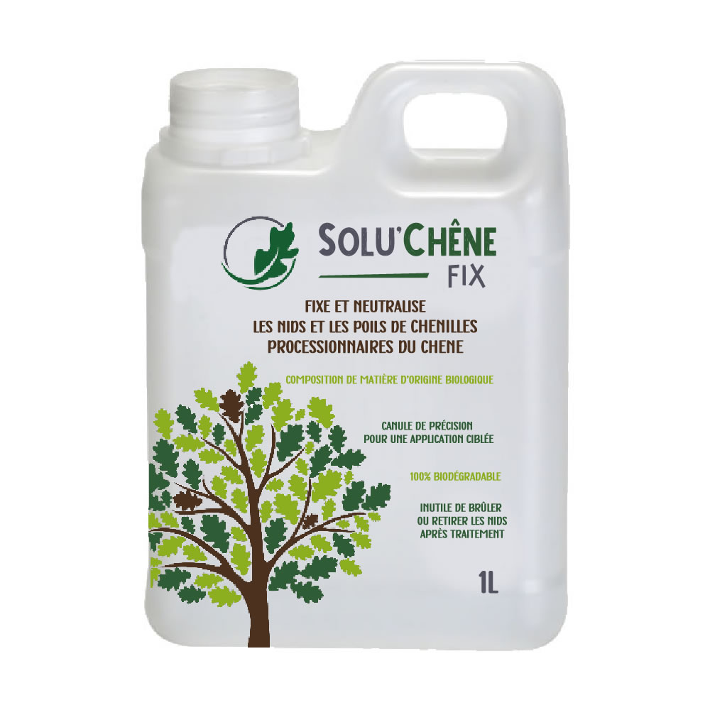 Traitement biologique contre les nids de chenilles processionnaires du chêne, Solu